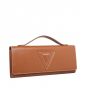 Preview: Lange Clutch aus Kalbsleder in cognac